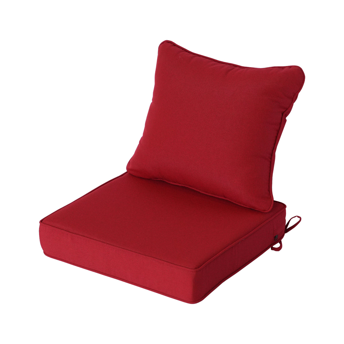 Goodgoods N Deep Seat Outdoor Cushion Set 19x19 in - Red