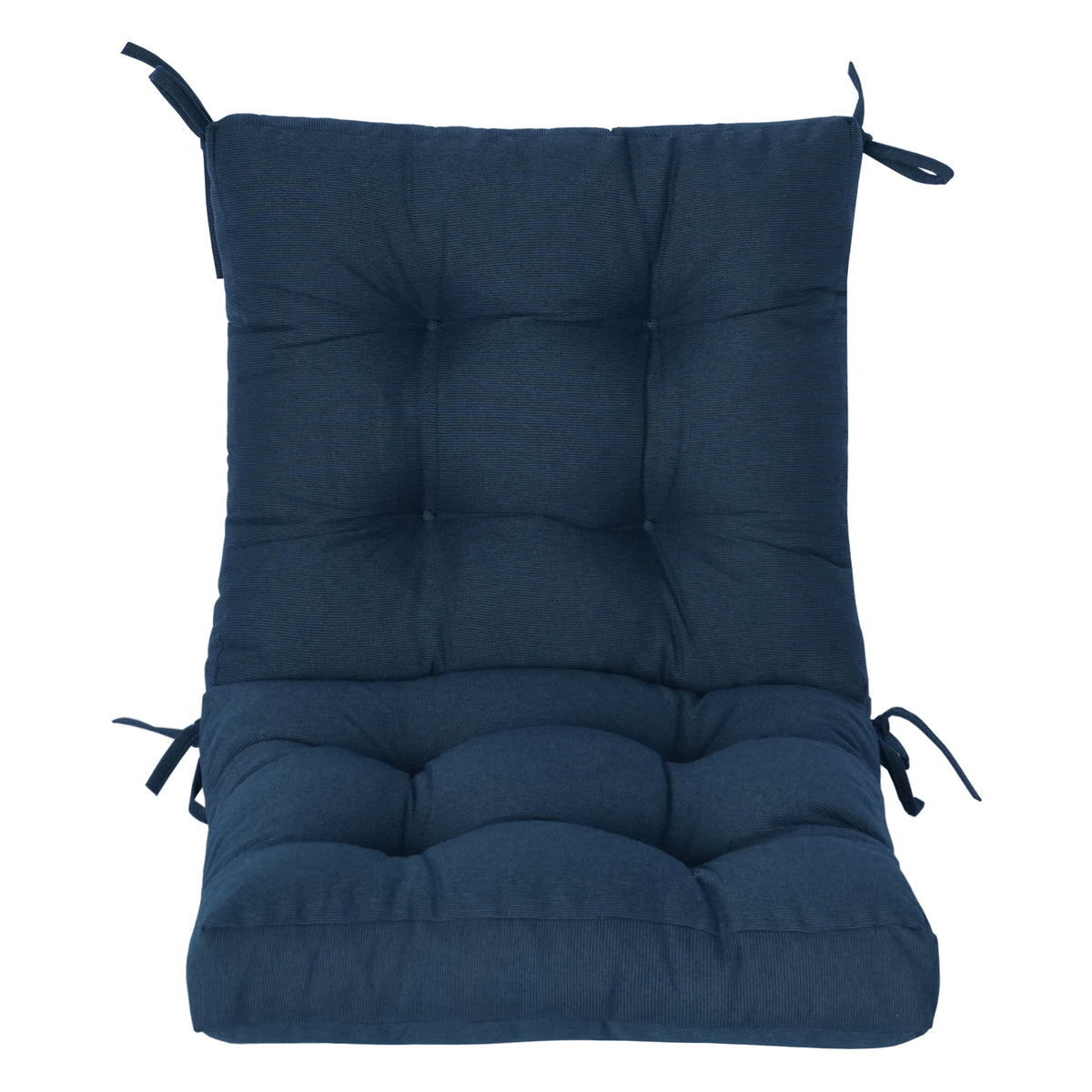 Goodgoods N Tufted Outdoor High-Back Chair Cushion 20x40 in - Dark Blue