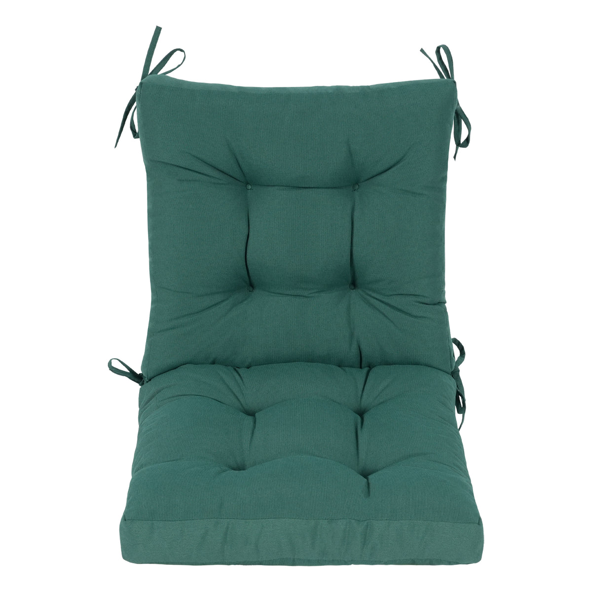 Goodgoods N Tufted Outdoor High-Back Chair Cushion 20x40 in - Deep Green