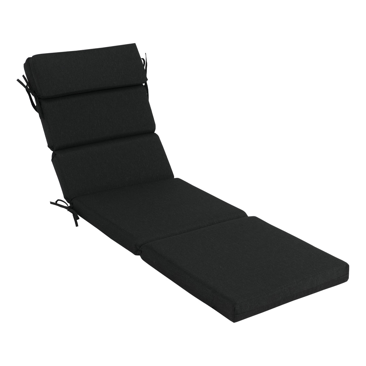 Goodgoods N Outdoor Chaise Lounge Cushion 21x72 in - Black