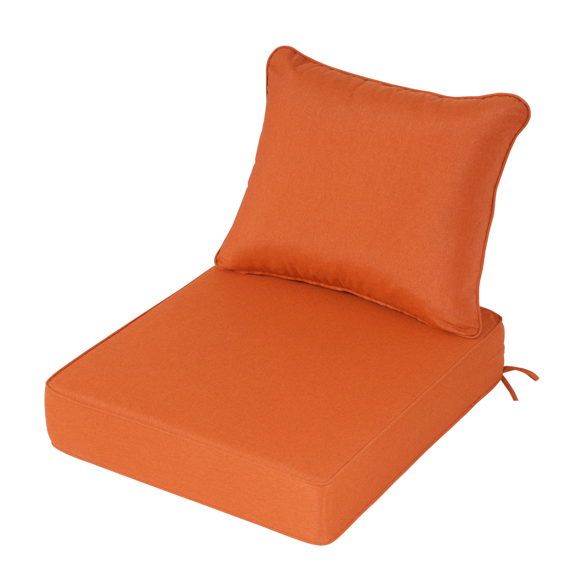 Goodgoods N Deep Seat Outdoor Cushion Set 24x28 in - Orange