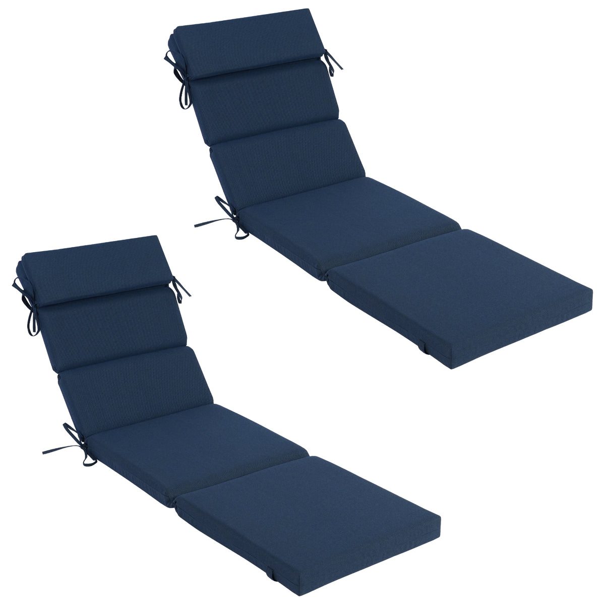 Goodgoods N Outdoor Chaise Lounge Cushion 25x77 in - Dark Blue