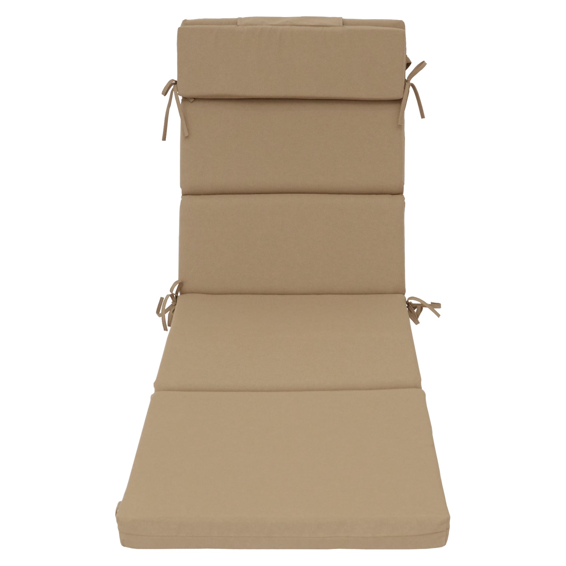 GoodGoods Outdoor Chaise Lounge Cushion 25x77 in - Brown