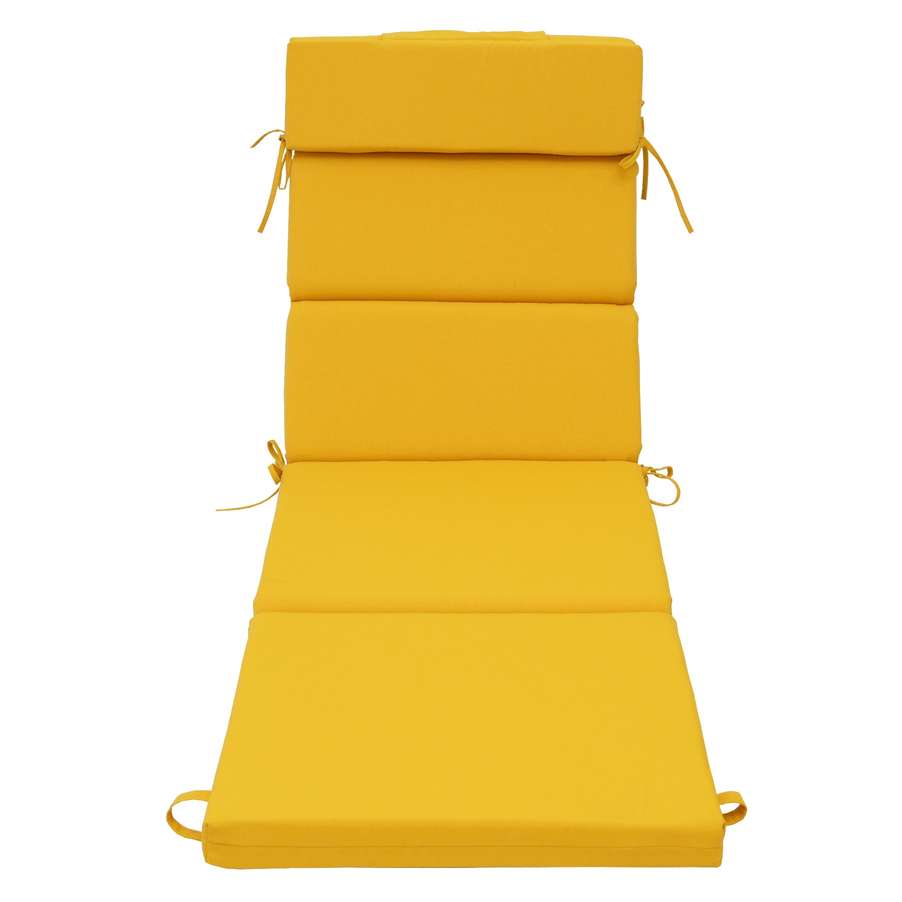 GoodGoods Outdoor Chaise Lounge Cushion 25x77 in - Yellow