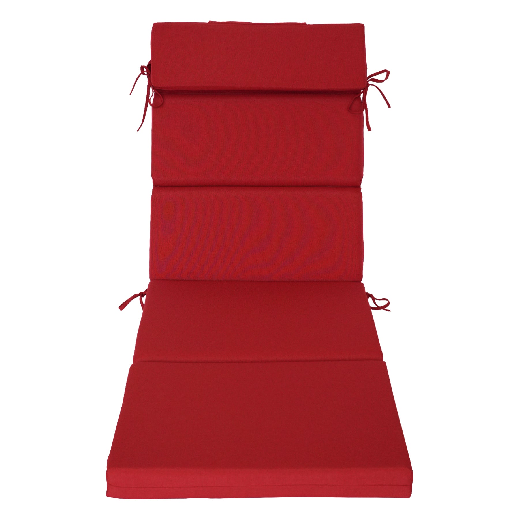 GoodGoods Outdoor Chaise Lounge Cushion 25x77 in - Red
