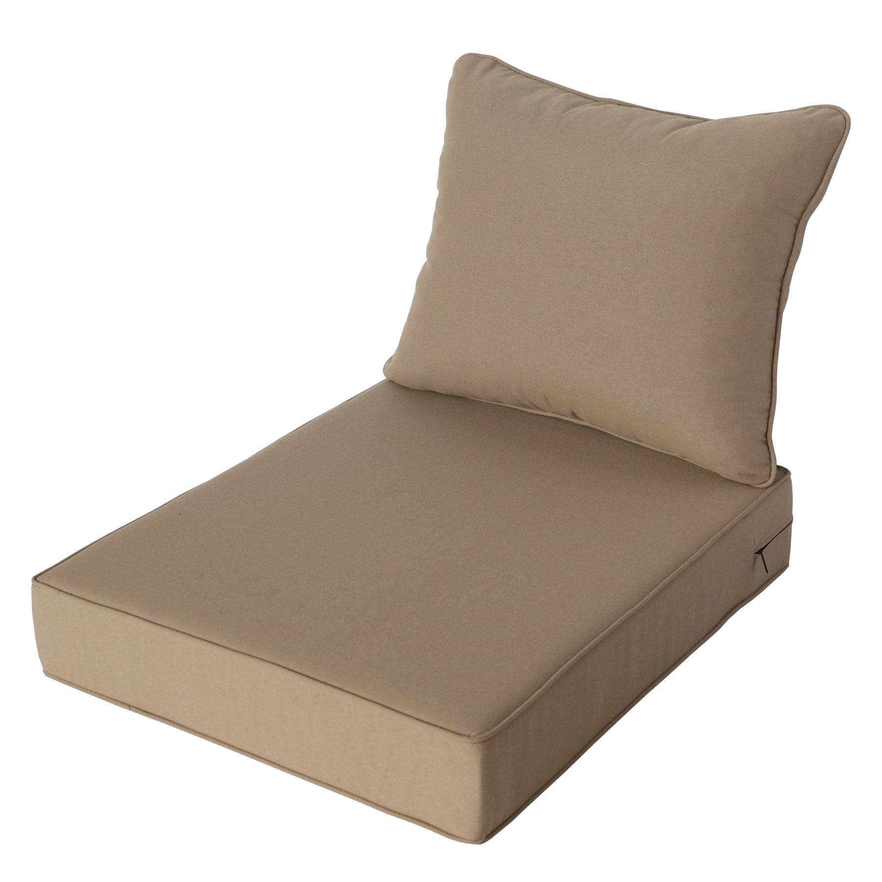 GoodGoods Deep Seat Outdoor Cushion Set 24x28 in - Brown