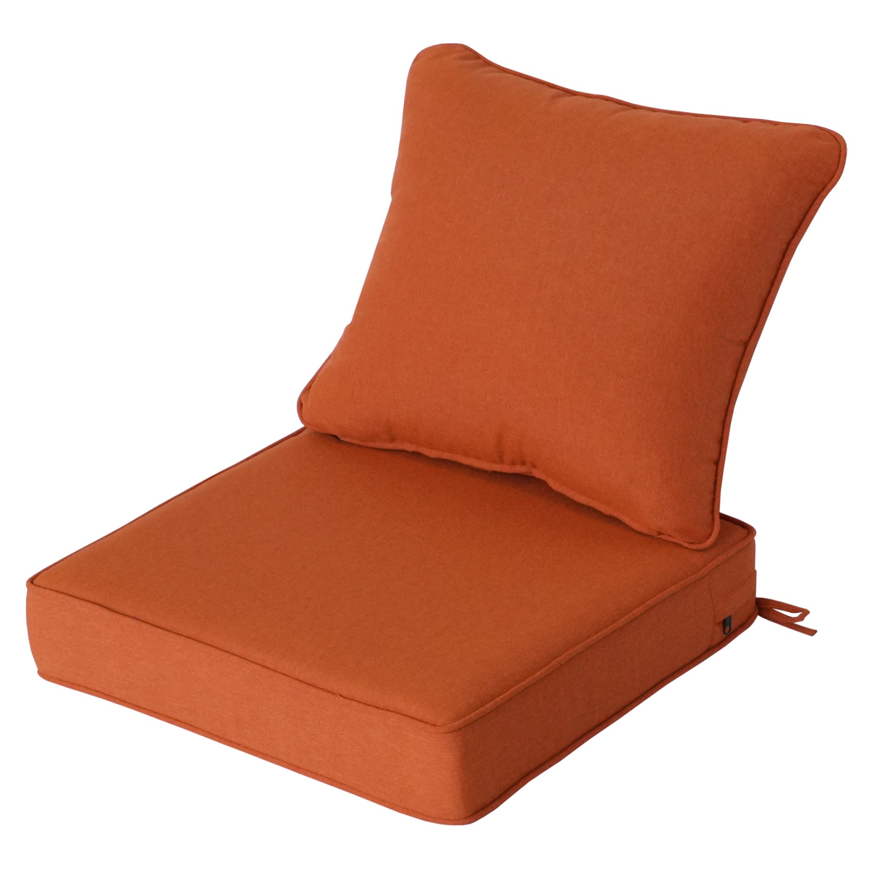 GoodGoods Deep Seat Outdoor Cushion Set 24x24 in - Orange