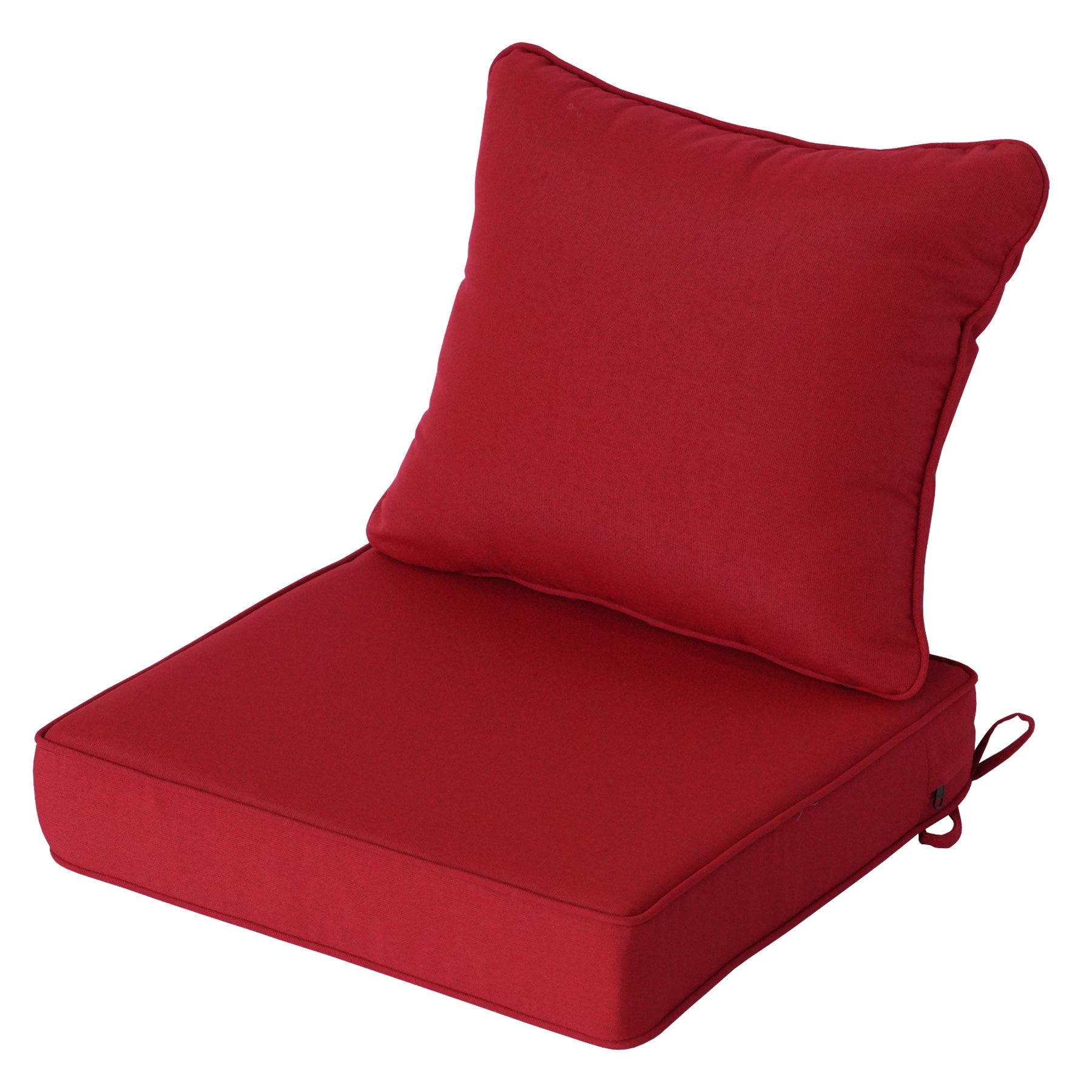 GoodGoods Deep Seat Outdoor Cushion Set 24x24 in - Red