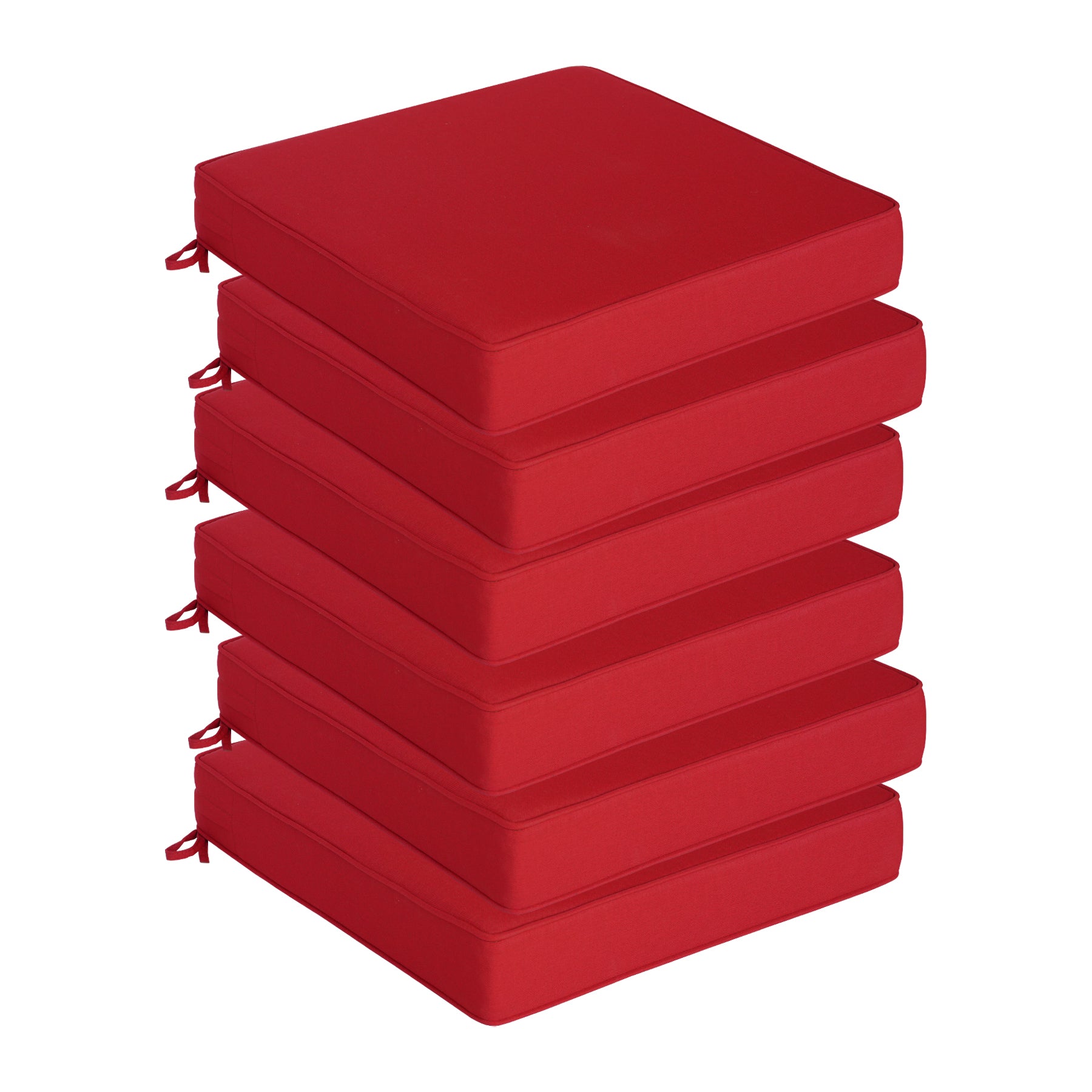 GoodGoods Outdoor Seat Cushion 22x22 in - Red - image 10