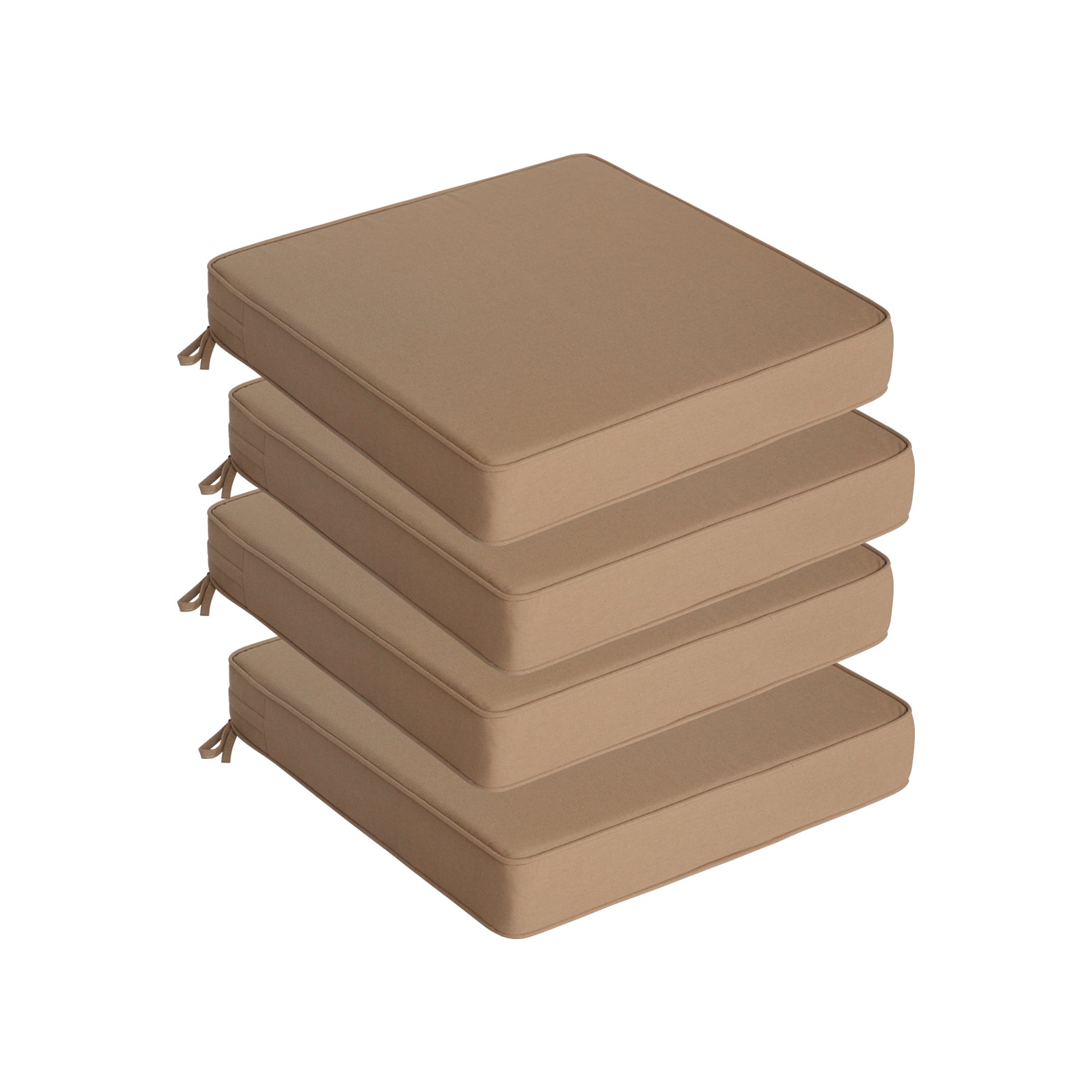 GoodGoods Outdoor Seat Cushion 22x22 in - Brown - image 1