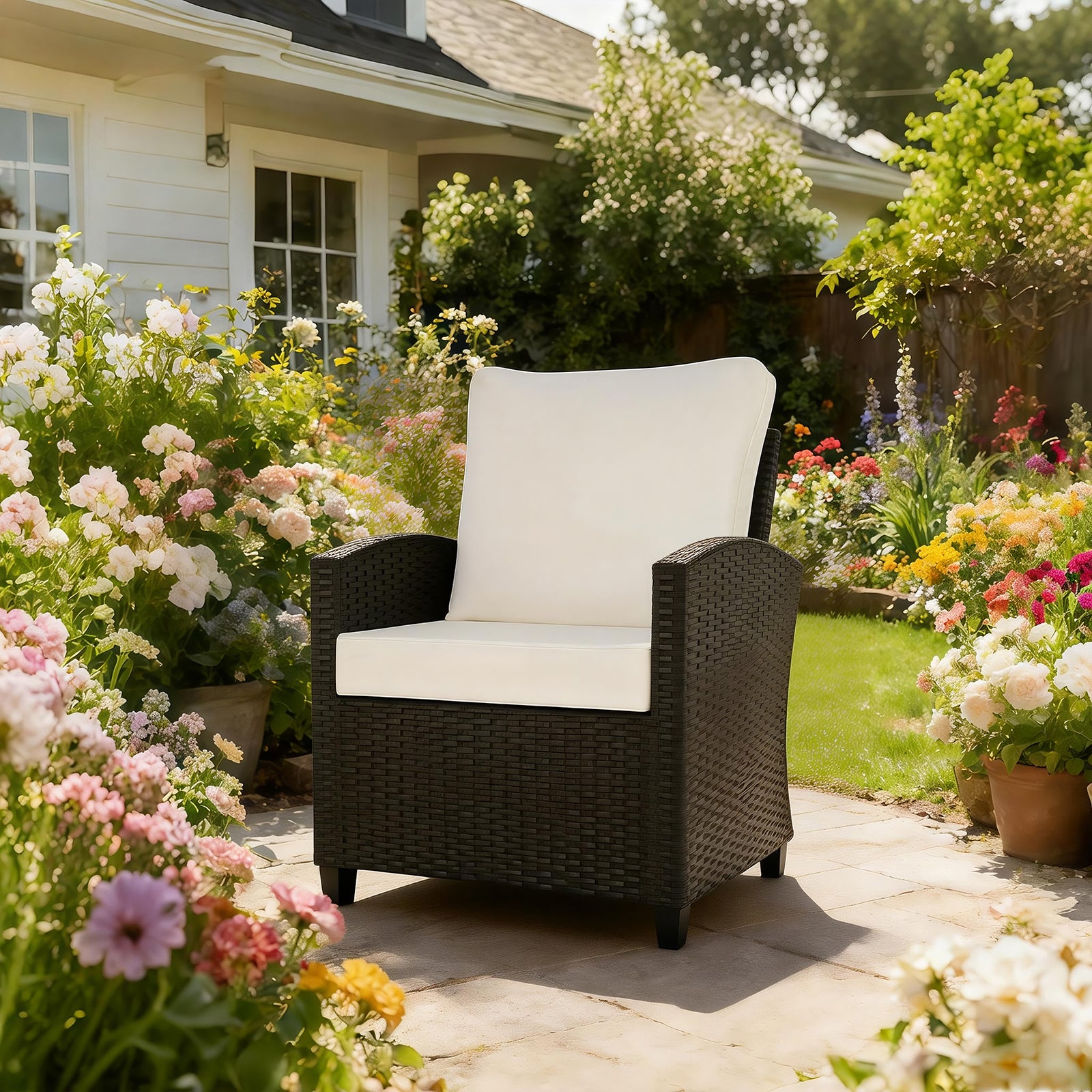 GoodGoods Deep Seat Cushion 24x28 inch 2 Packs