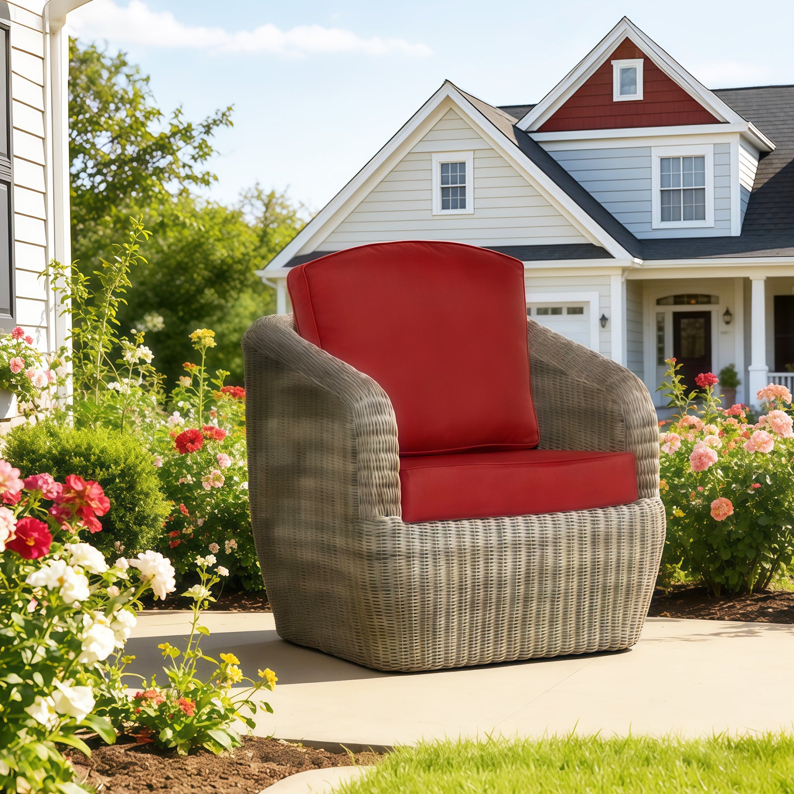 GoodGoods Deep Seat Cushion 24x24 in 2 Packs