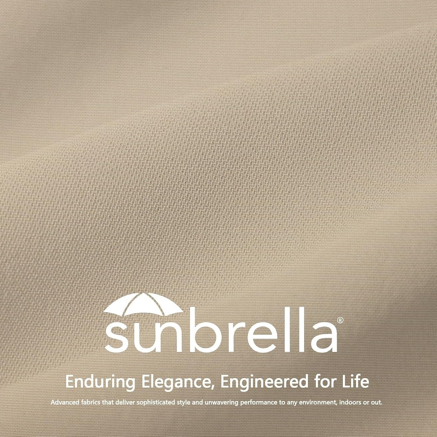 GoodGoods Premium Sunbrella® Deep Seat Cushion 25x25 in 2 Packs - Beige