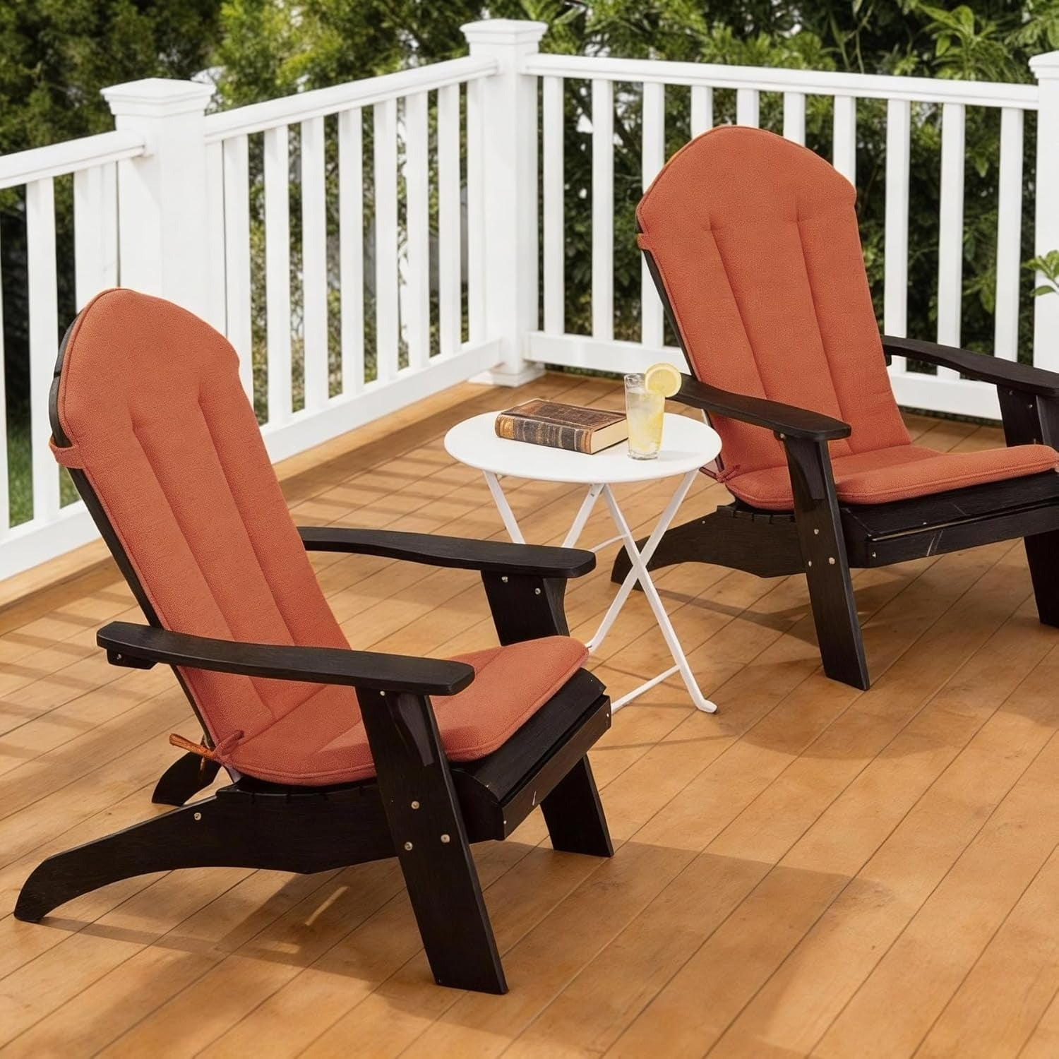GoodGoods Premium Adirondack & Rocking Chair Cushions (Set of 2) - 50" x 20"