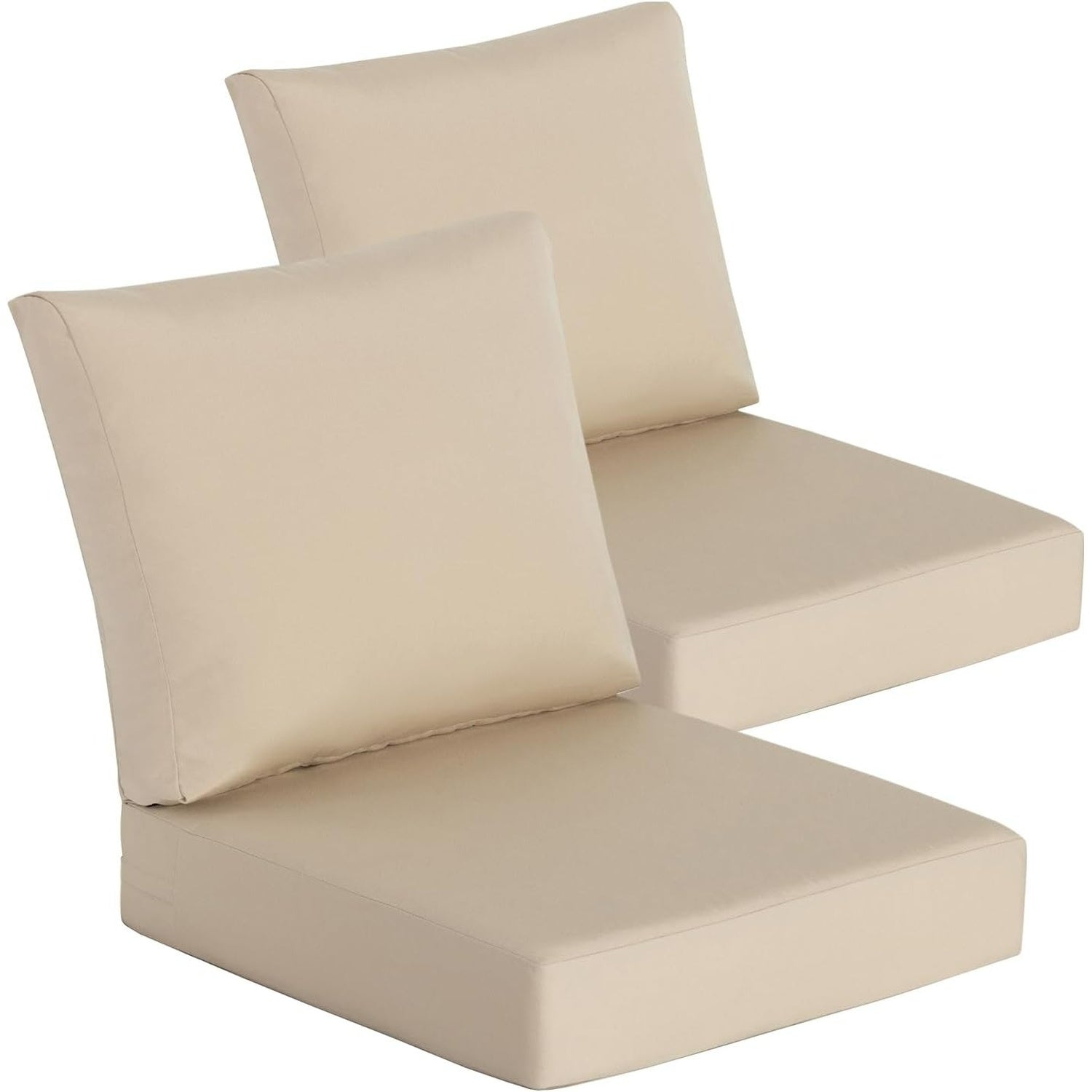 GoodGoods Premium Sunbrella® Deep Seat Cushion 25x25 in 2 Packs - Beige
