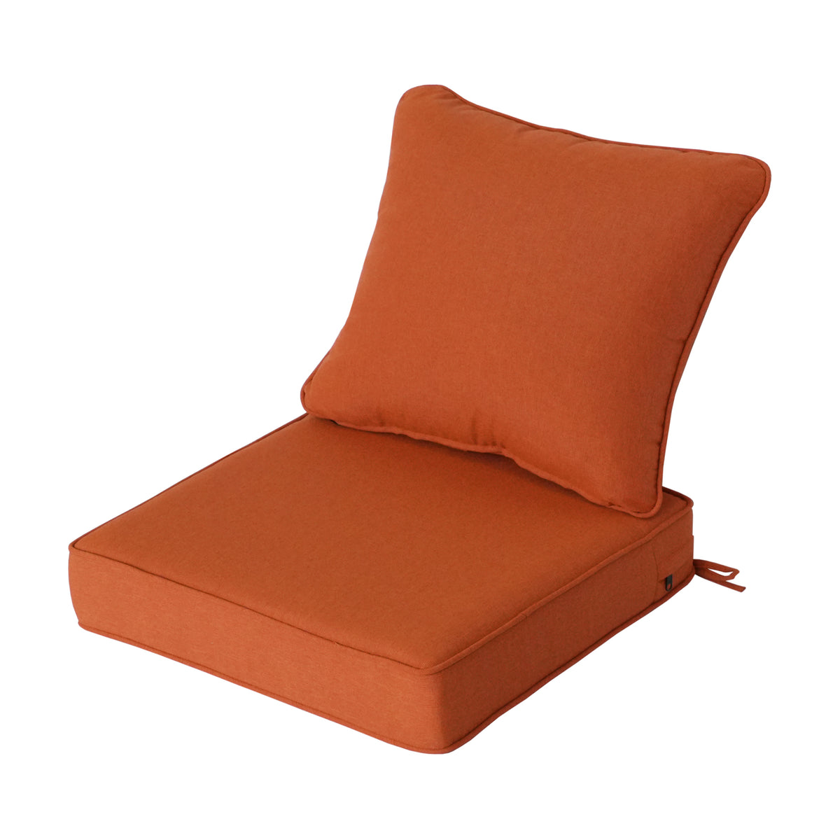 Goodgoods N Deep Seat Outdoor Cushion Set 19x19 in - Orange