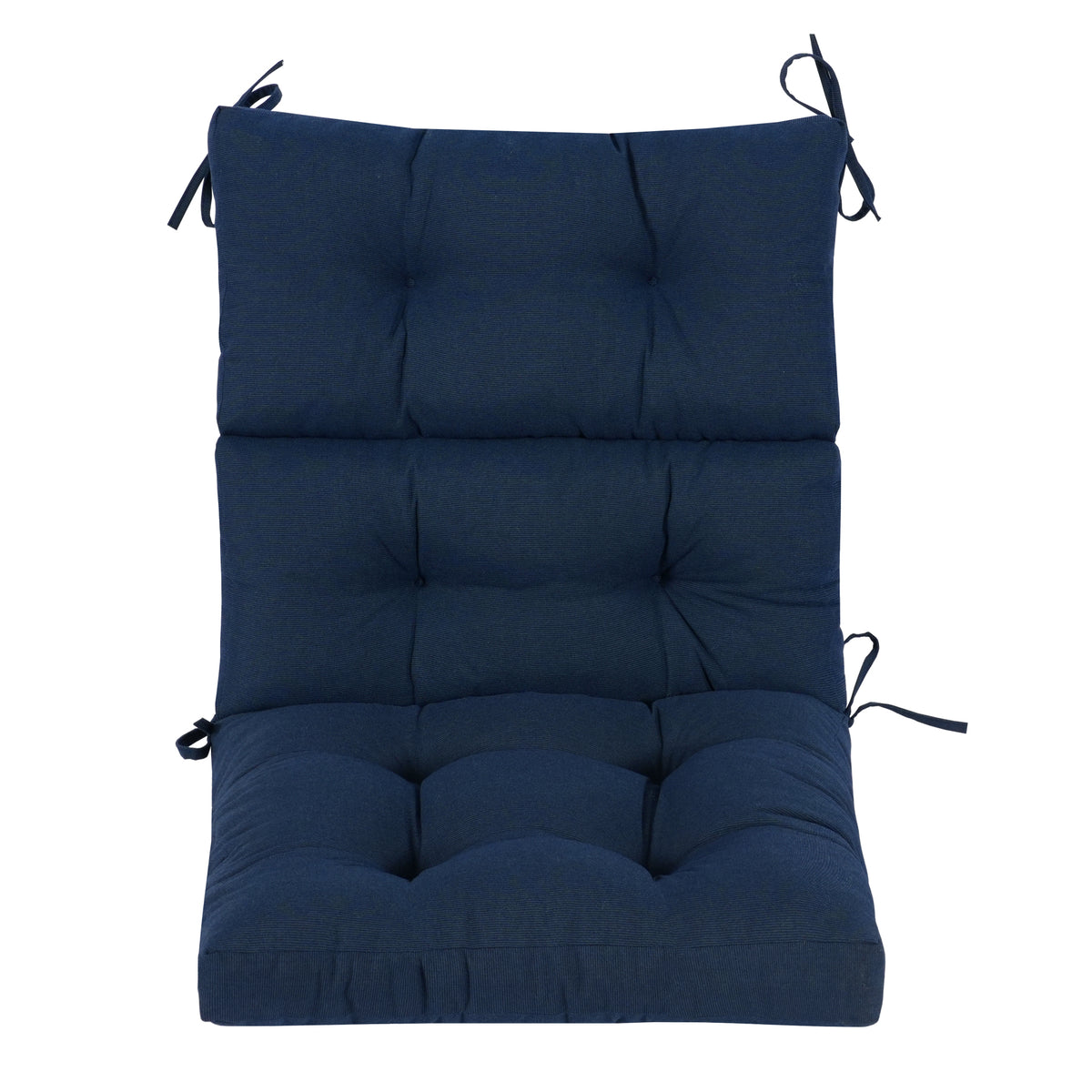 Goodgoods N Tufted Outdoor High-Back Chair Cushion 21x44 in - Dark Blue