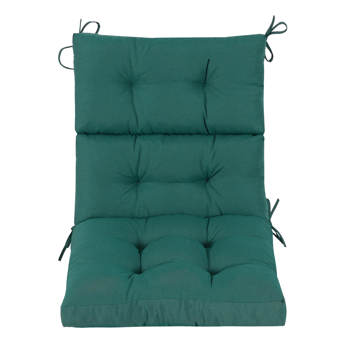 Goodgoods N Tufted Outdoor High-Back Chair Cushion 21x44 in - Deep Green