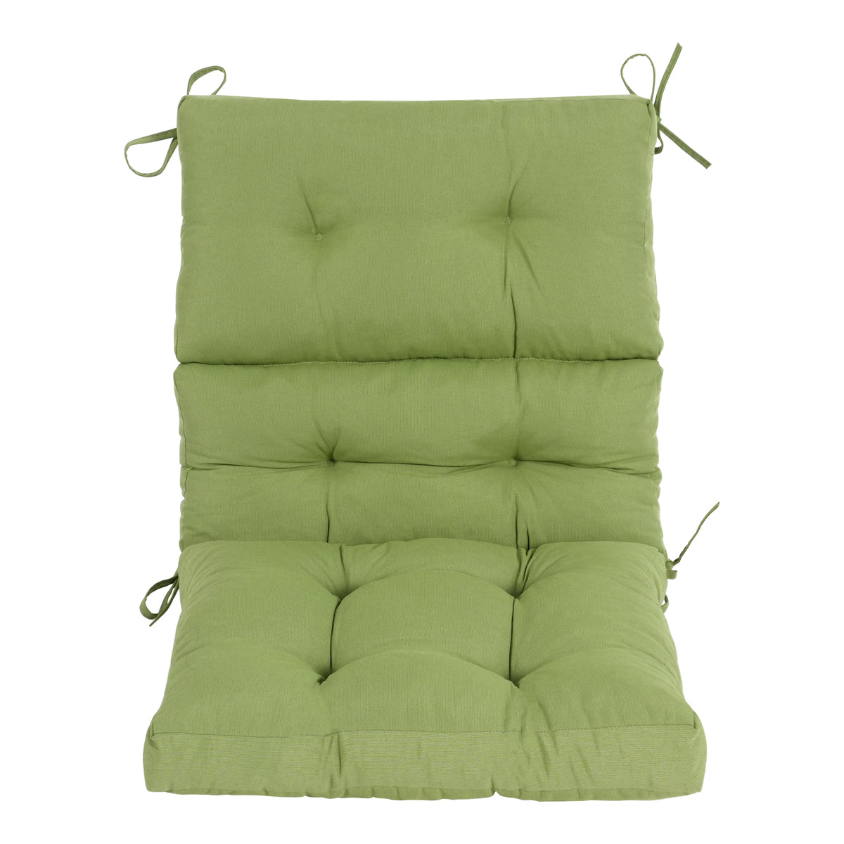 Goodgoods N Tufted Outdoor High-Back Chair Cushion 21x44 in - Light Green