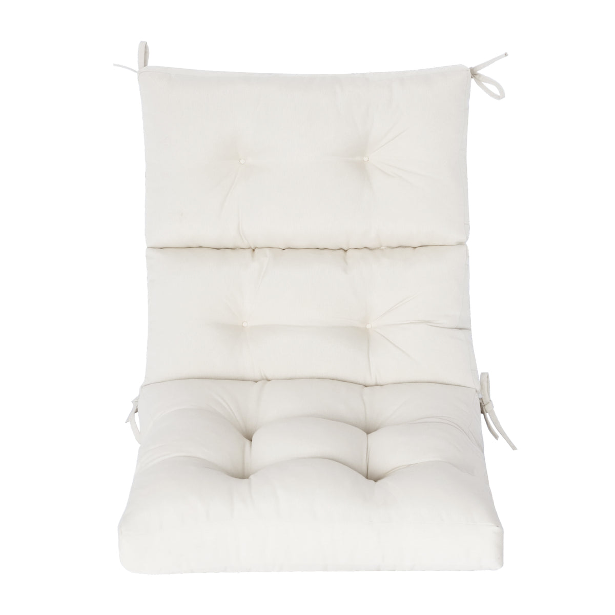 Goodgoods N Tufted Outdoor High-Back Chair Cushion 21x44 in - Beige