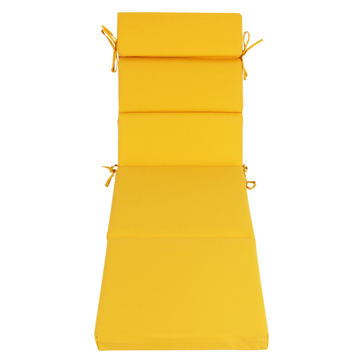Goodgoods N Outdoor Chaise Lounge Cushion 25x77 in - Yellow