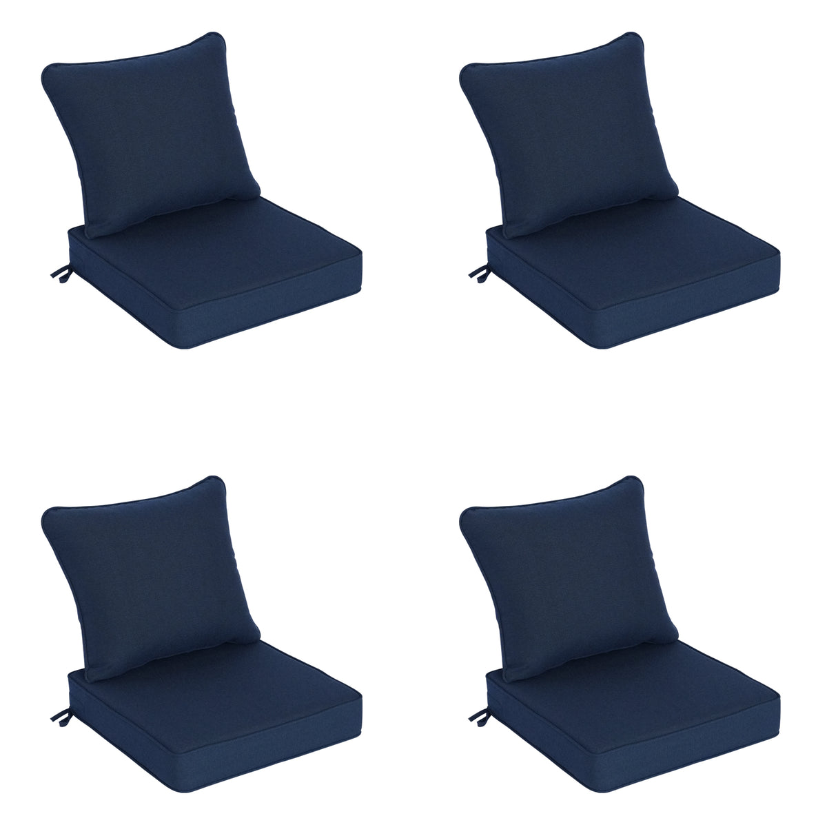 Goodgoods N Deep Seat Outdoor Cushion Set 19x19 in - Dark Blue