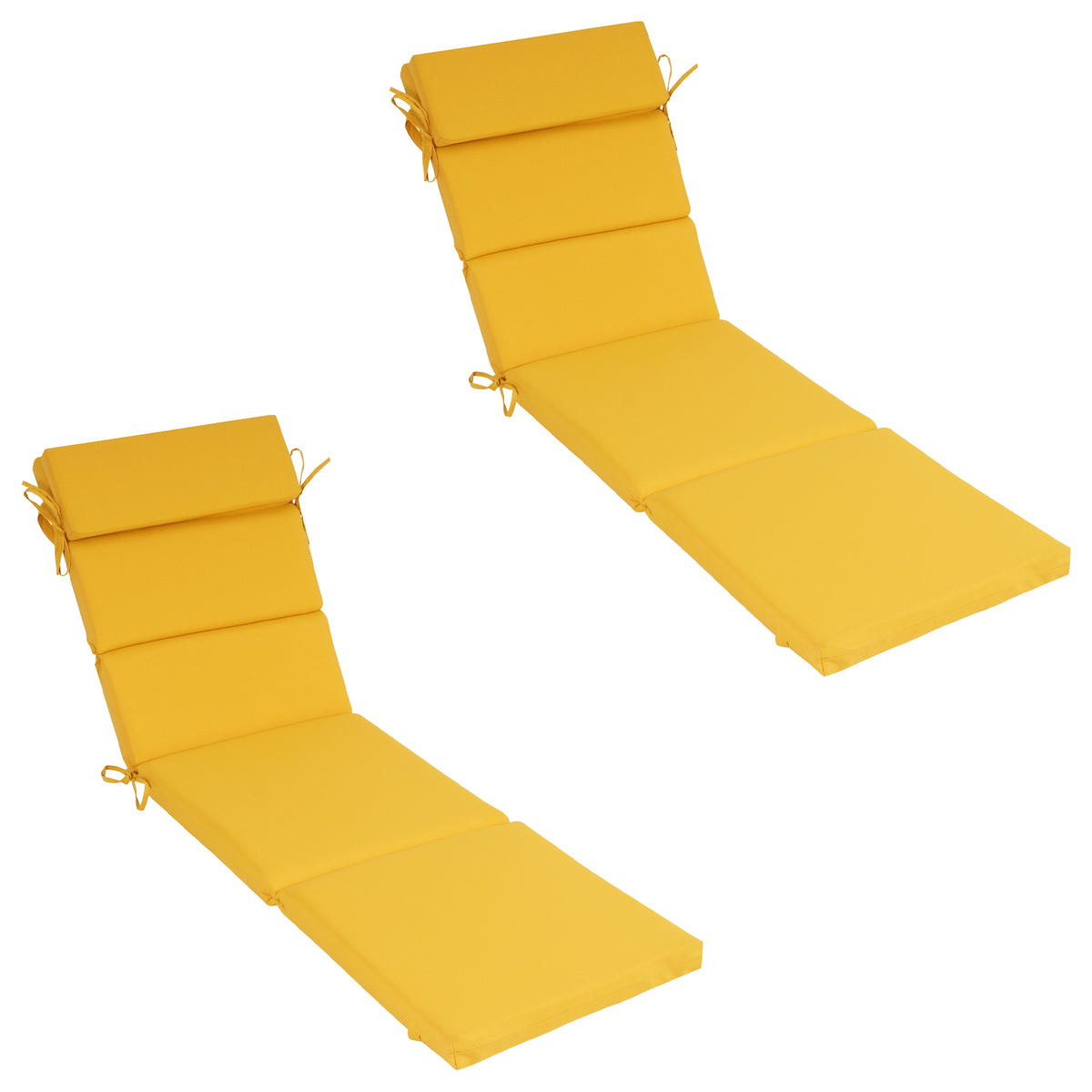 Goodgoods N Outdoor Chaise Lounge Cushion 21x72 in - Yellow