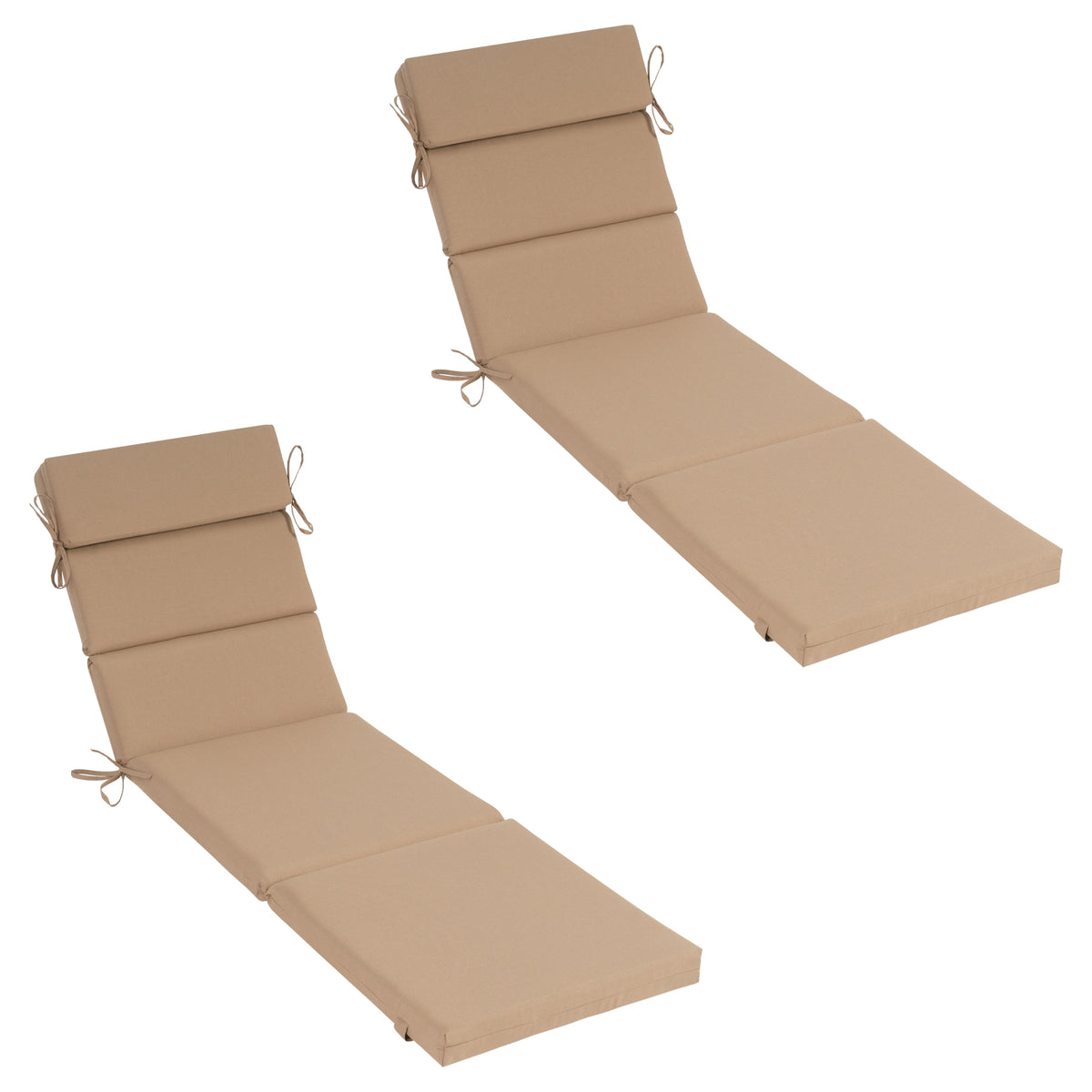 Goodgoods N Outdoor Chaise Lounge Cushion 25x77 in - Brown