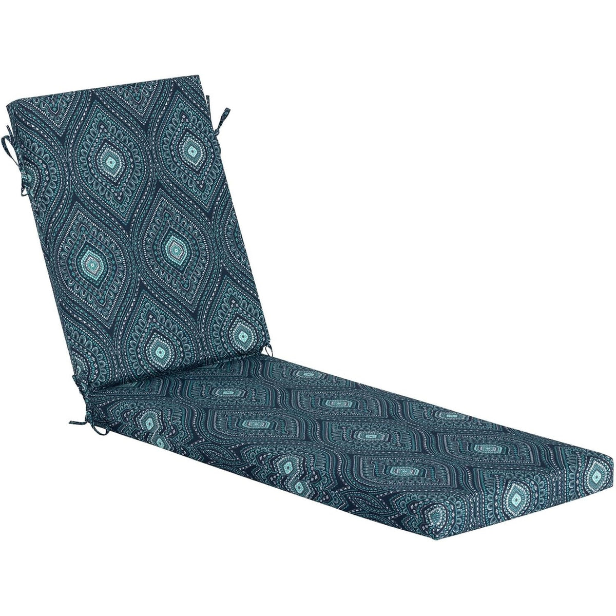 GoodGoods Outdoor Chaise Lounge Cushion 21x72 in - Blue Medallion
