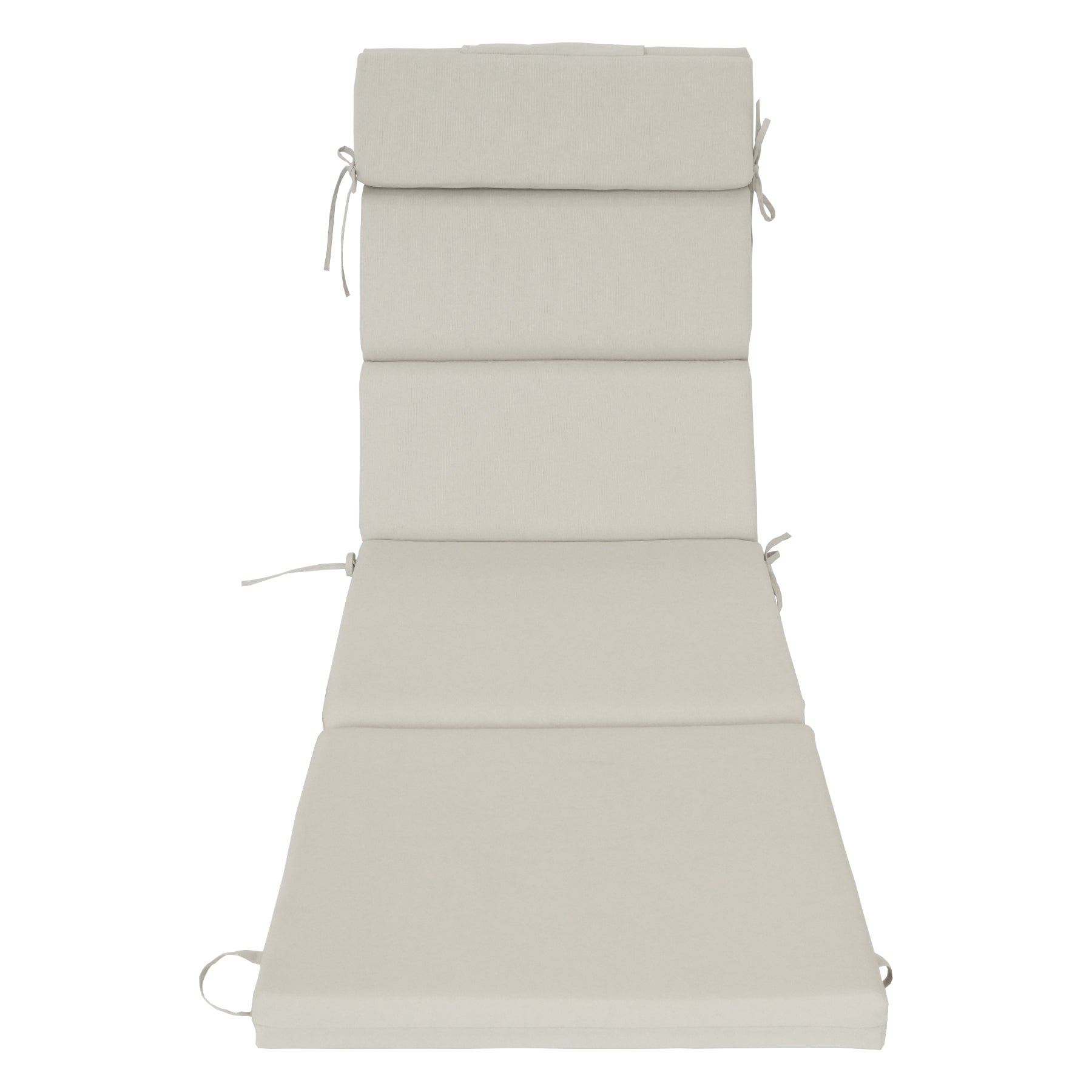 GoodGoods Outdoor Chaise Lounge Cushion 25x77 in - Beige