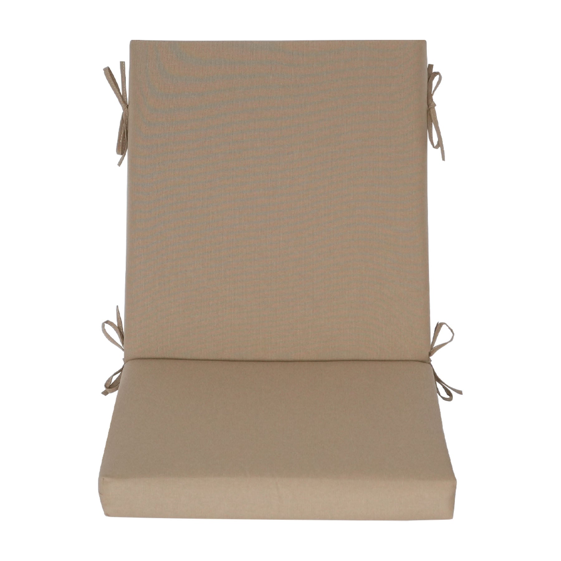 GoodGoods Outdoor High-Back Chair Cushion 22x44 in - Brown
