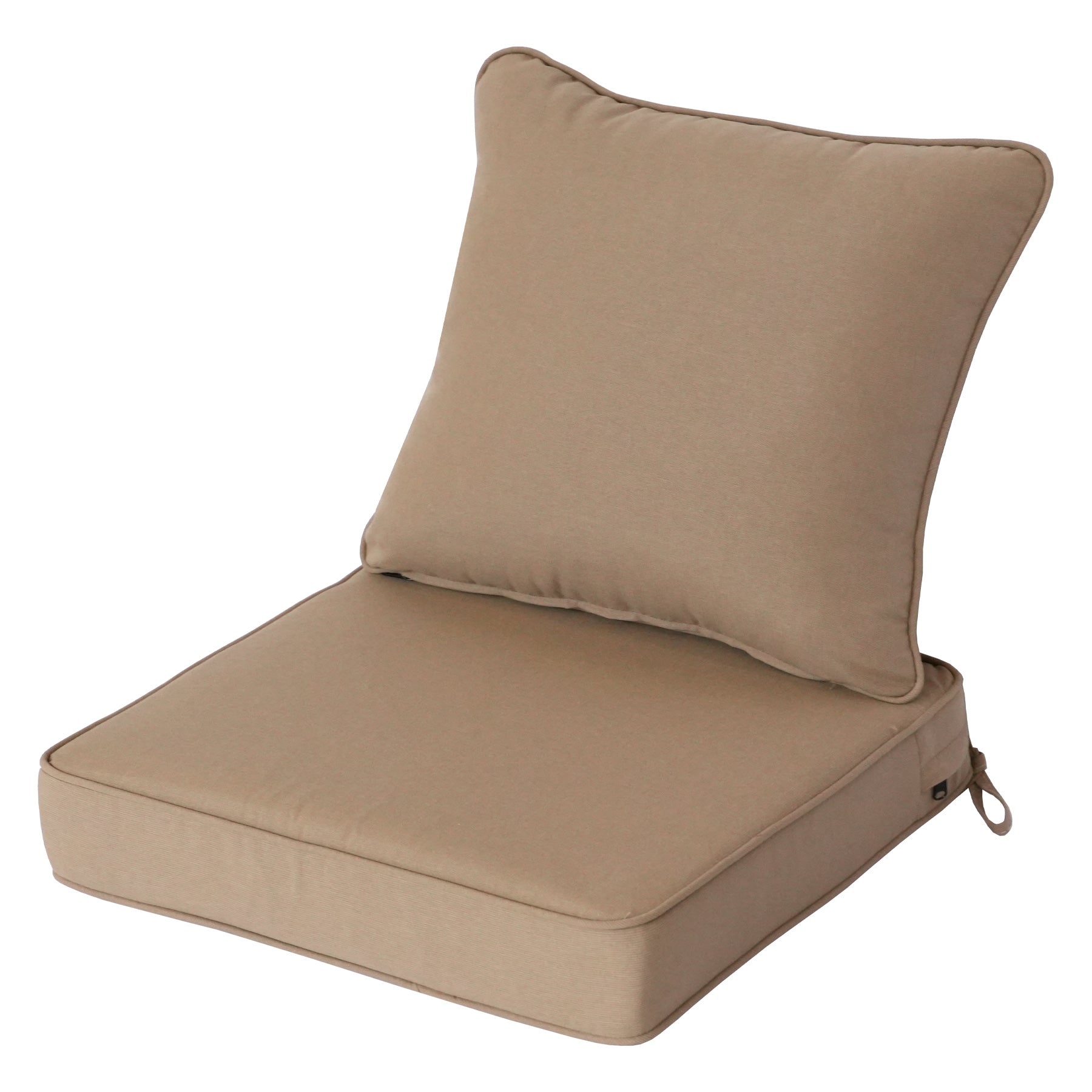 GoodGoods Deep Seat Outdoor Cushion Set 24x24 in - Brown