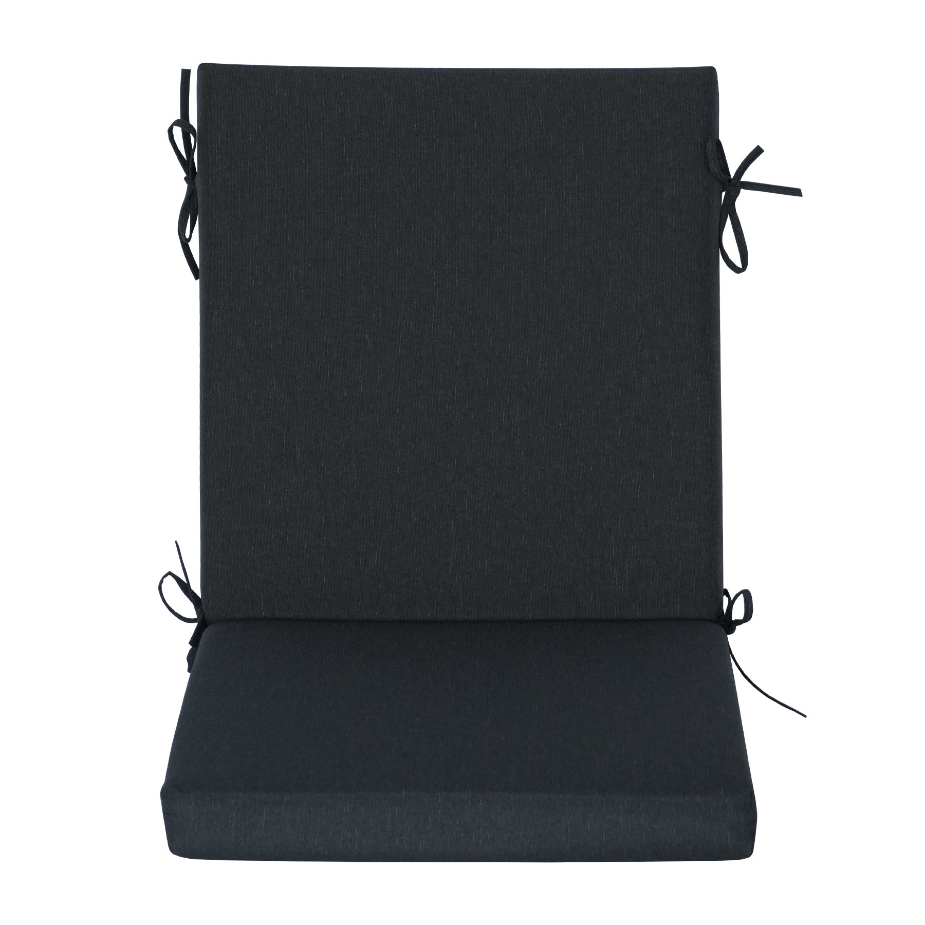 GoodGoods Outdoor High-Back Chair Cushion 22x44 in - Black