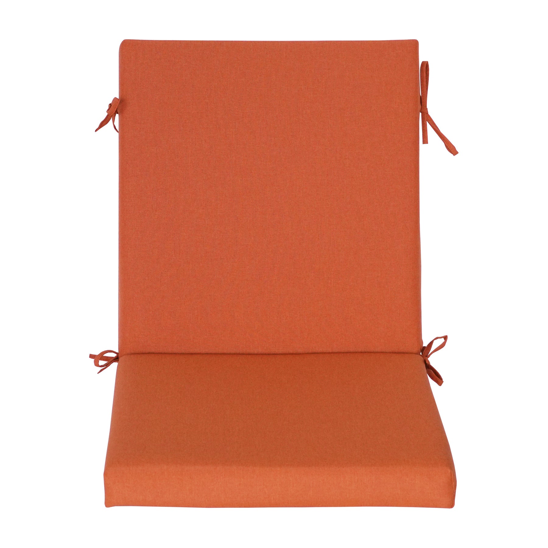 GoodGoods Outdoor High-Back Chair Cushion 22x44 in - Orange