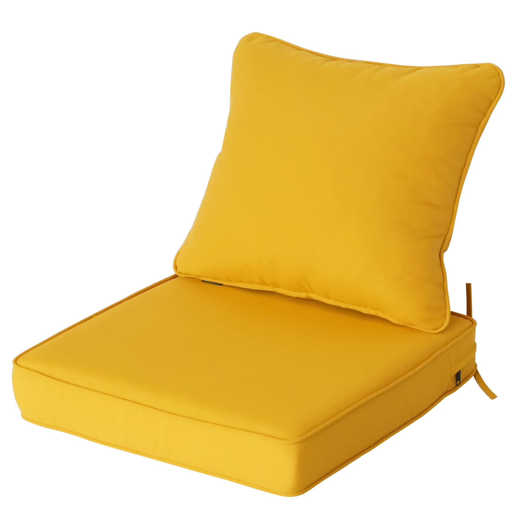 GoodGoods Deep Seat Outdoor Cushion Set 24x24 in - Yellow