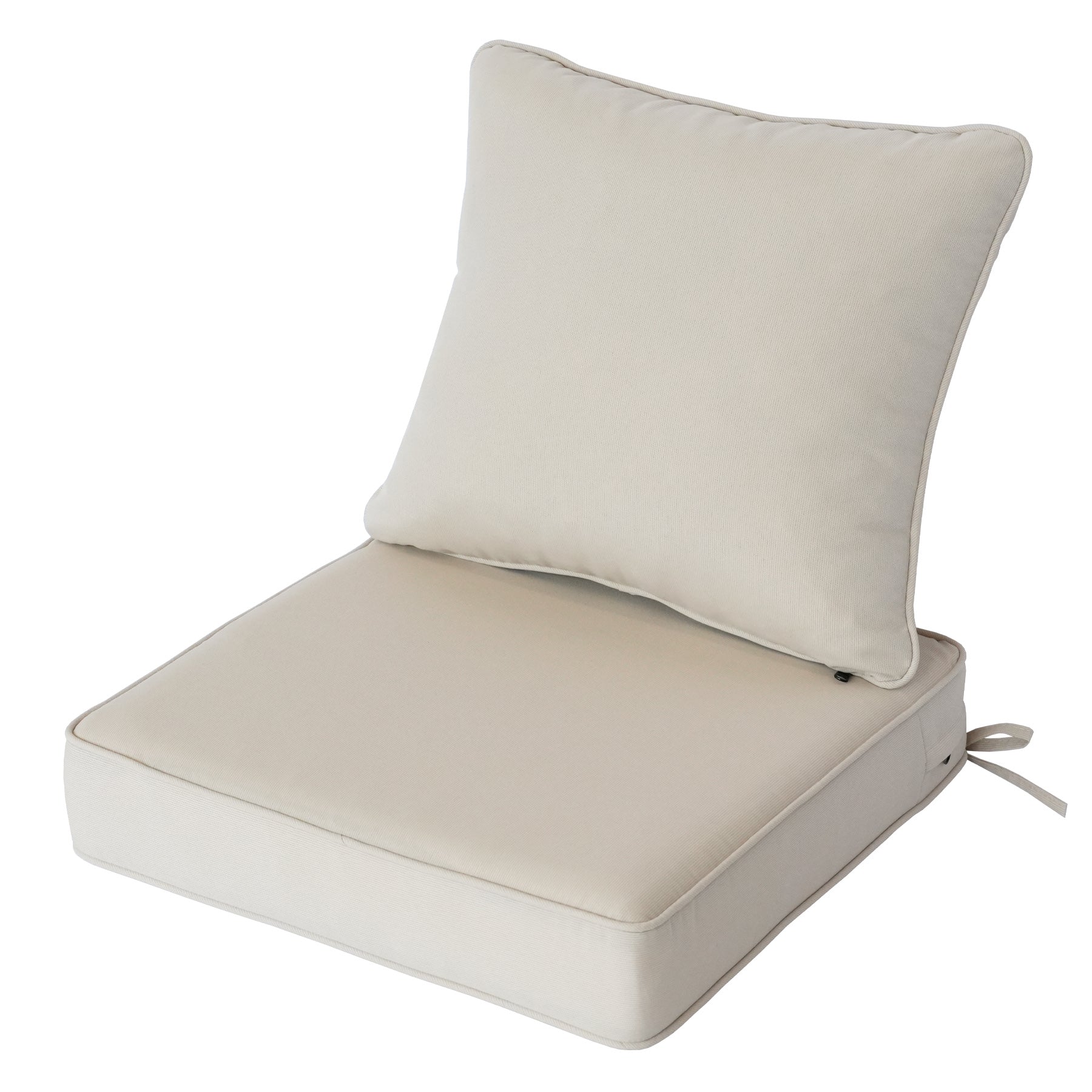 GoodGoods Deep Seat Outdoor Cushion Set 24x24 in - Beige