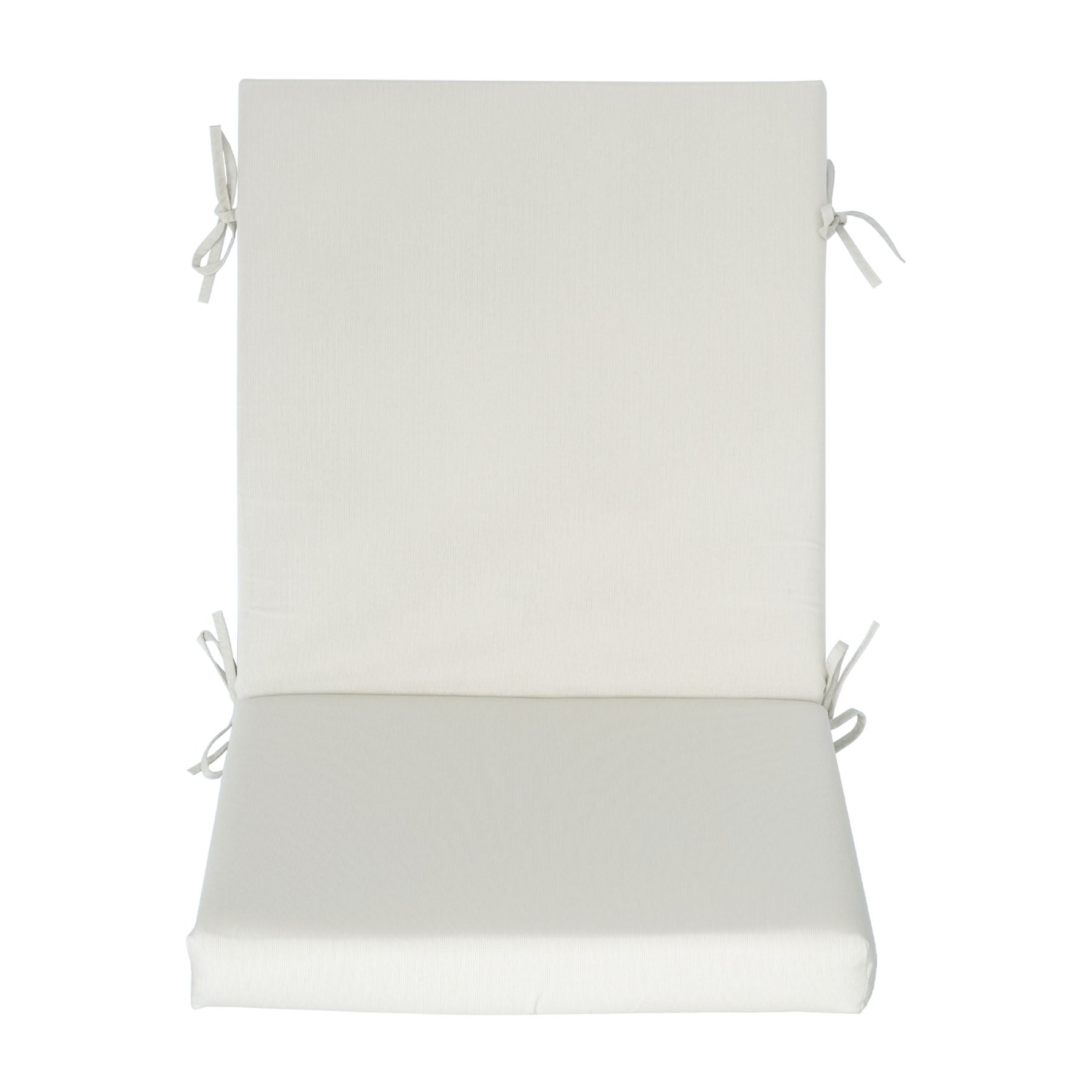 GoodGoods Outdoor High-Back Chair Cushion 22x44 in - Beige