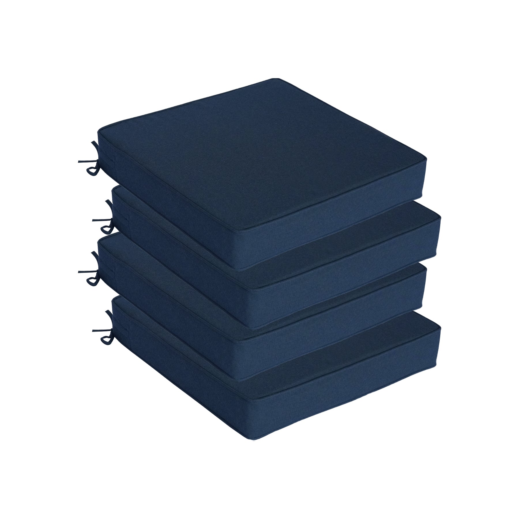 GoodGoods Outdoor Seat Cushion 22x22 in - Dark Blue - image 1