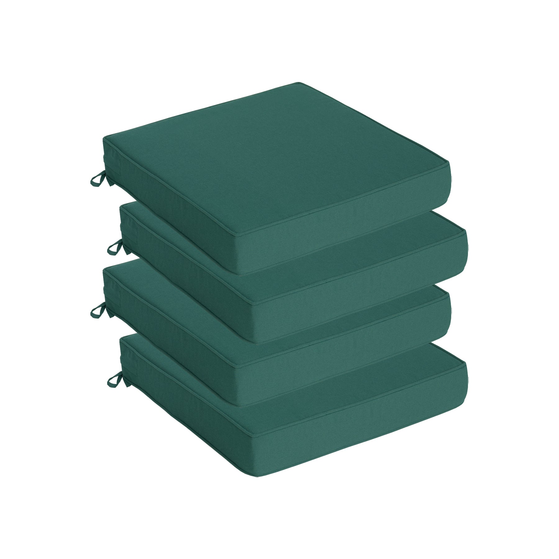 GoodGoods Outdoor Seat Cushion 22x22 in - Deep Green - image 1