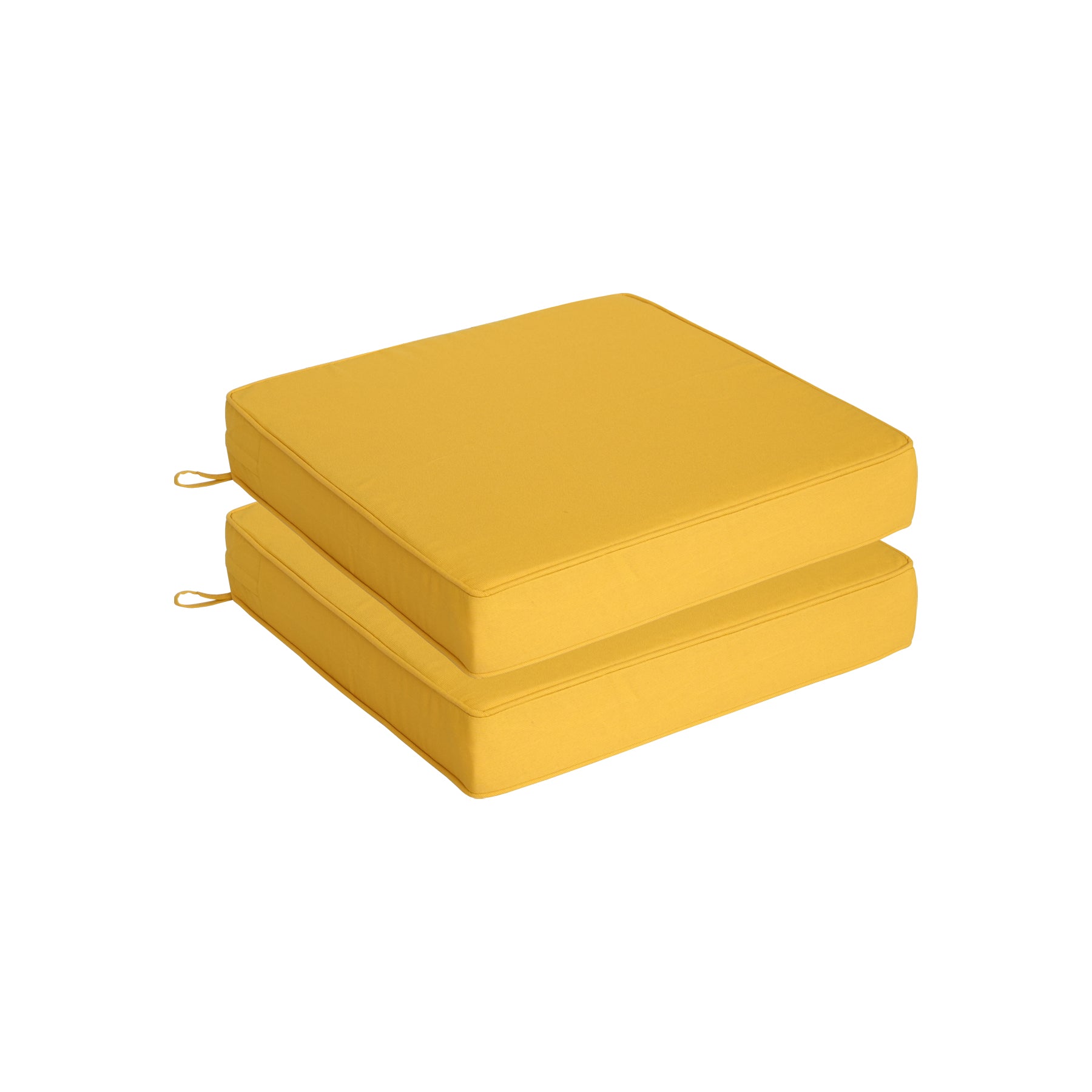 GoodGoods Outdoor Seat Cushion 22x22 in - Yellow - image 5