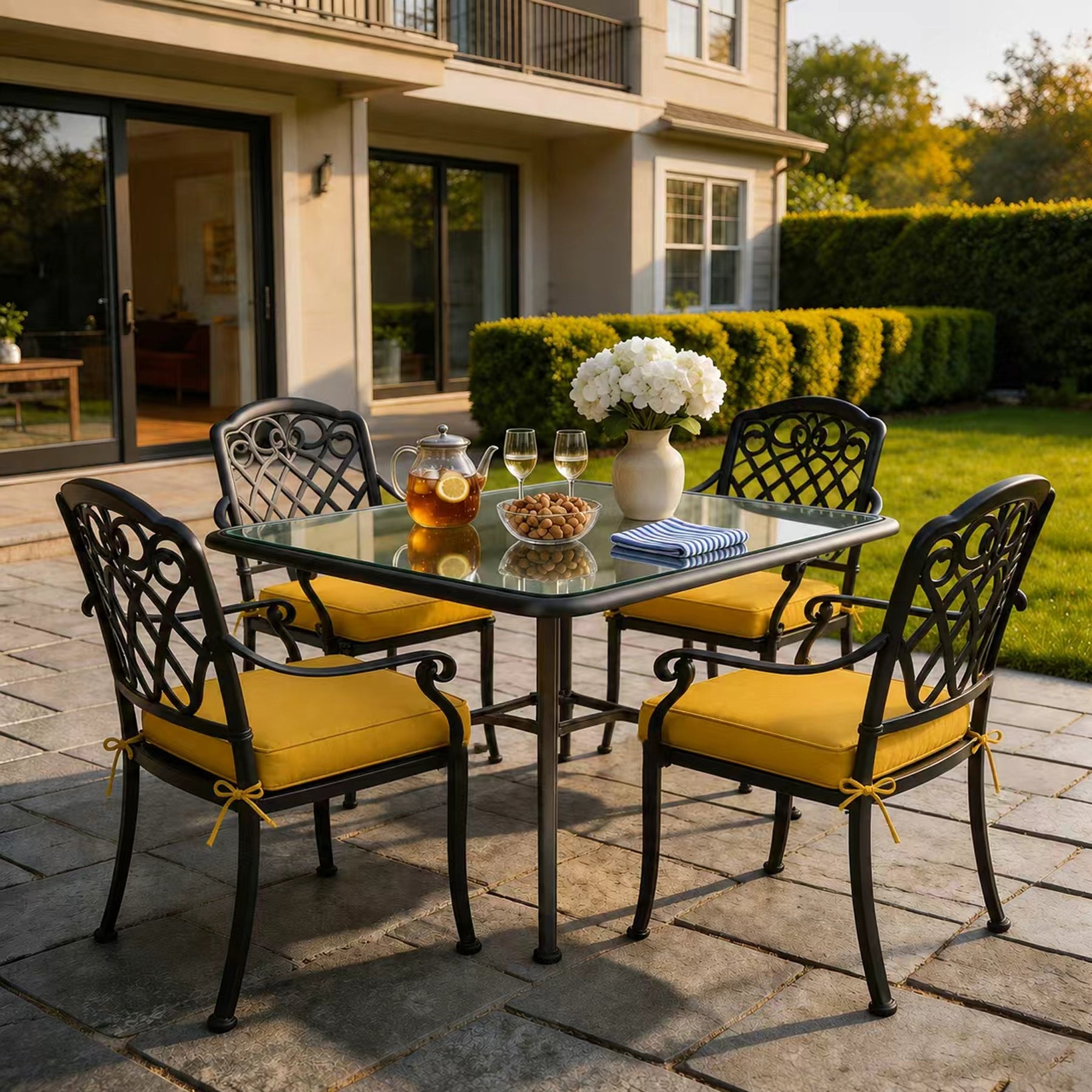 GoodGoods Outdoor Seat Cushion 20x20 in - Yellow - image 8