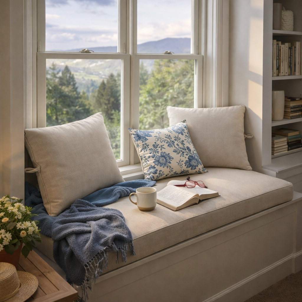 GoodGoods Cozy Window Seat Cushion 48x24 in