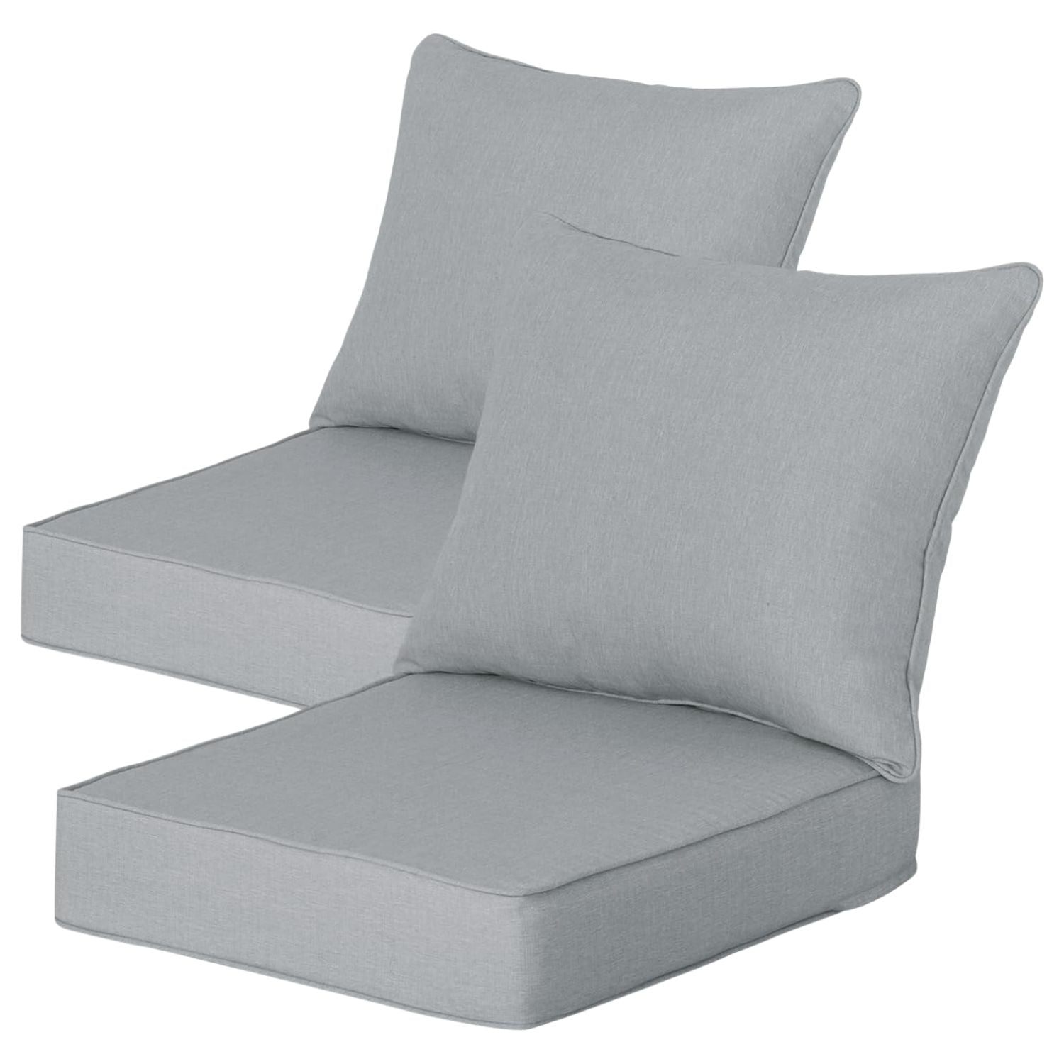 GoodGoods Deep Seat Cushion 24x24.5 in 2 Packs