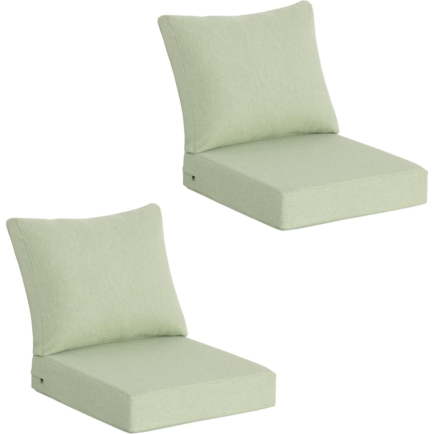 GoodGoods Deep Seat Cushion 24x24 in 2 Packs - Mint Green