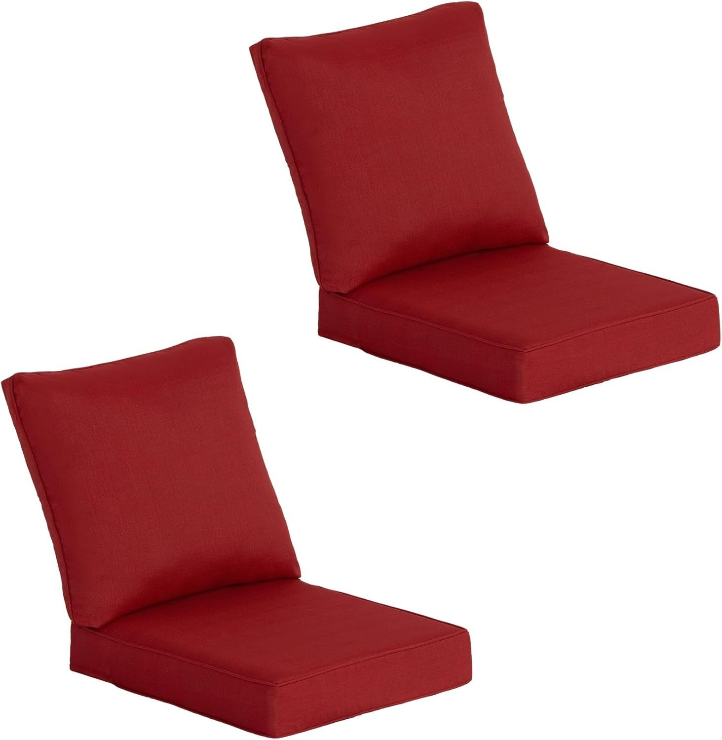 Premium Deep Seat Cushion 20x21.5 in 1 Pack - Chili